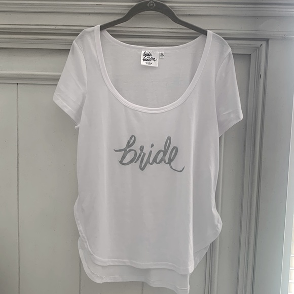 Bride and Beauties white tee by BedHead pajamas XL - Picture 1 of 7